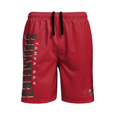 Foco Tampa Bay Buccaneers Nfl Mens Solid Wordmark Traditional Swimming Trunks
