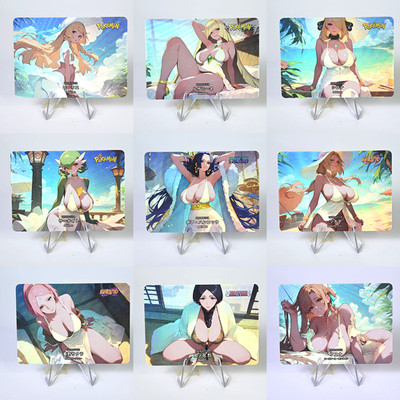 9×Cynthia Naruto One Piece Pokemon Trainer Doujin Card Goddess Waifu