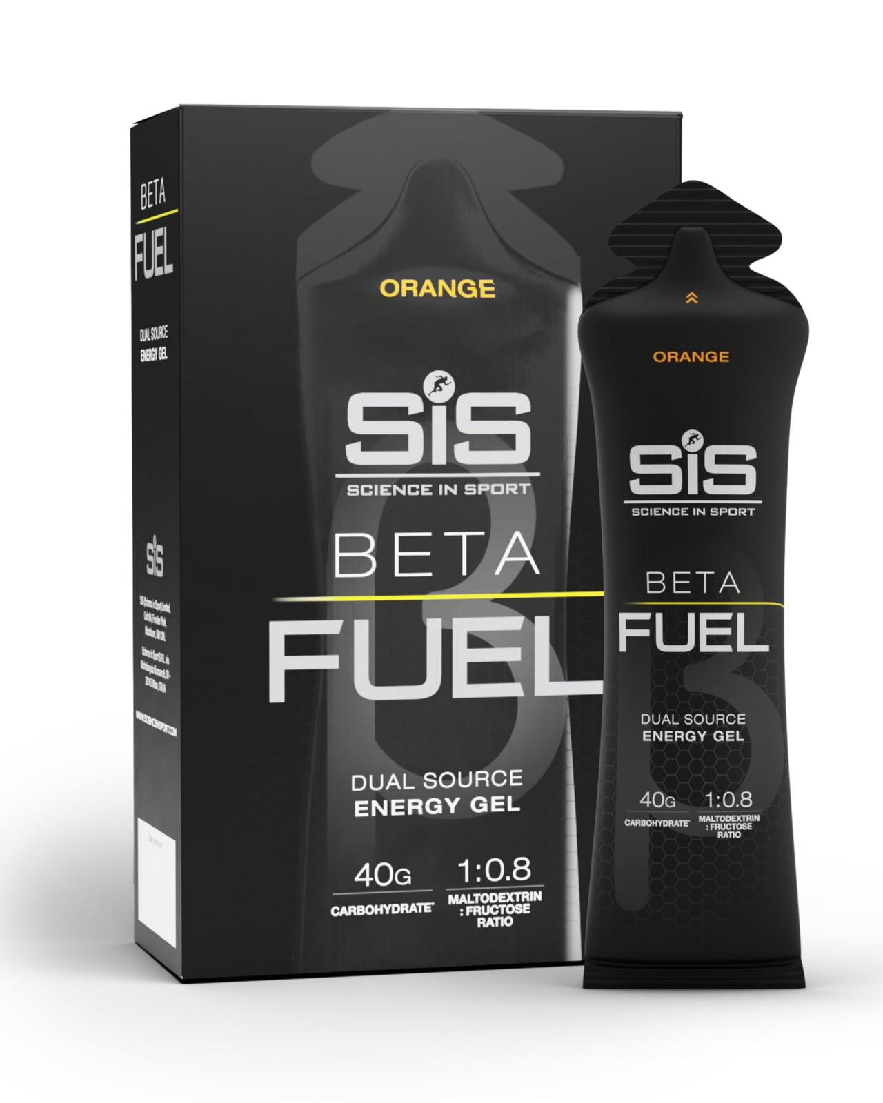 SiS Beta Fuel Energy Gel 60ml - Box of 6 - Orange - Image 4
