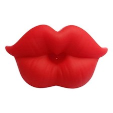 Novelty Lips Shaped Pacifier Silicone Baby Pacifer for Toddler Red
