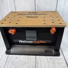 Black & Decker WORKMATE Shop Box Portable Project Center w/ 4 Peg Stops - Clean