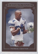 2007 Donruss Threads Pro Gridiron Kings Red Framed 73/100 Patrick Crayton 0b5