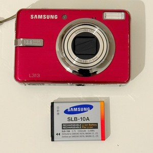 Samsung L313 Digital Camera 13.6MP Red Working Read Description