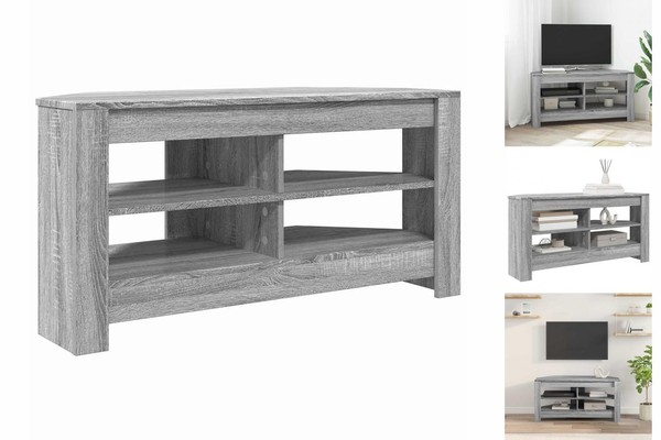 Eckregal Tv-StäNder Medienboard Fernsehschrank Graues Sonoma 102X40,5X45Cm Span-image