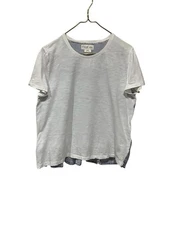 Kate Spade Broome Street White Cotton Peplum Top Women’s XL