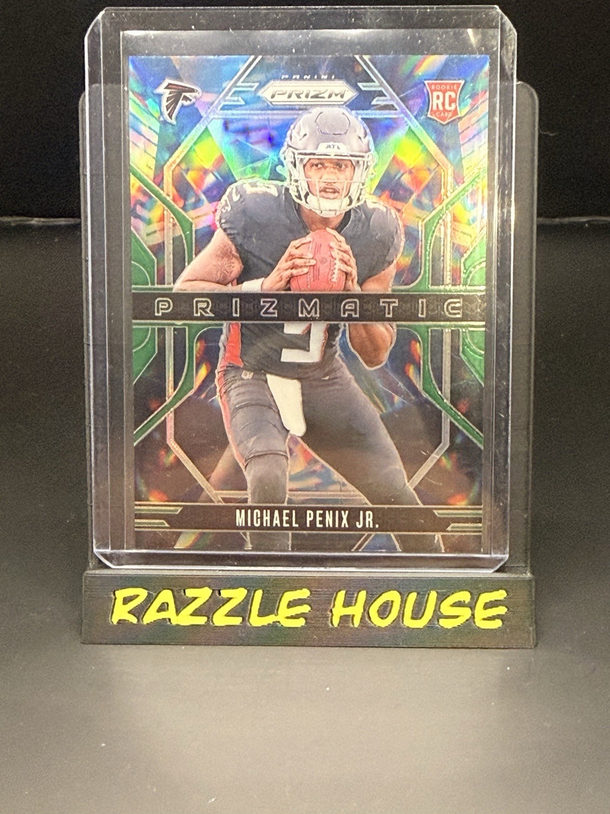 2024 Panini Prizm - Prizmatic Michael Penix Jr. #10 Green Prizm (RC)
