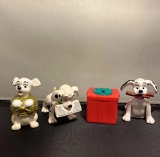 McDonalds 101 Dalmatians Happy Meal Toy Dog Puppy Bundle X4