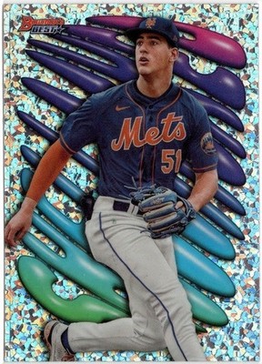 2023 Bowman's Best Shellacked Mini-Diamond Refractor Colin Houck Card #SH-24 