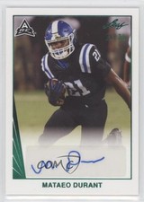 2021 Leaf Memories 1990 Base Green Spectrum 26/35 Mataeo Durant Auto 15fy