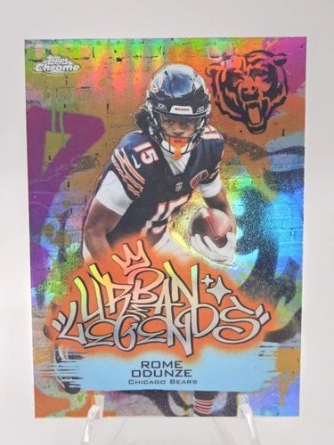 2025 Topps Chrome Rome Odunze Base (RAW)