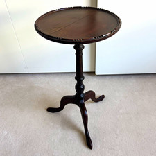Vintage Side Wine Table Victorian Style Mahogany