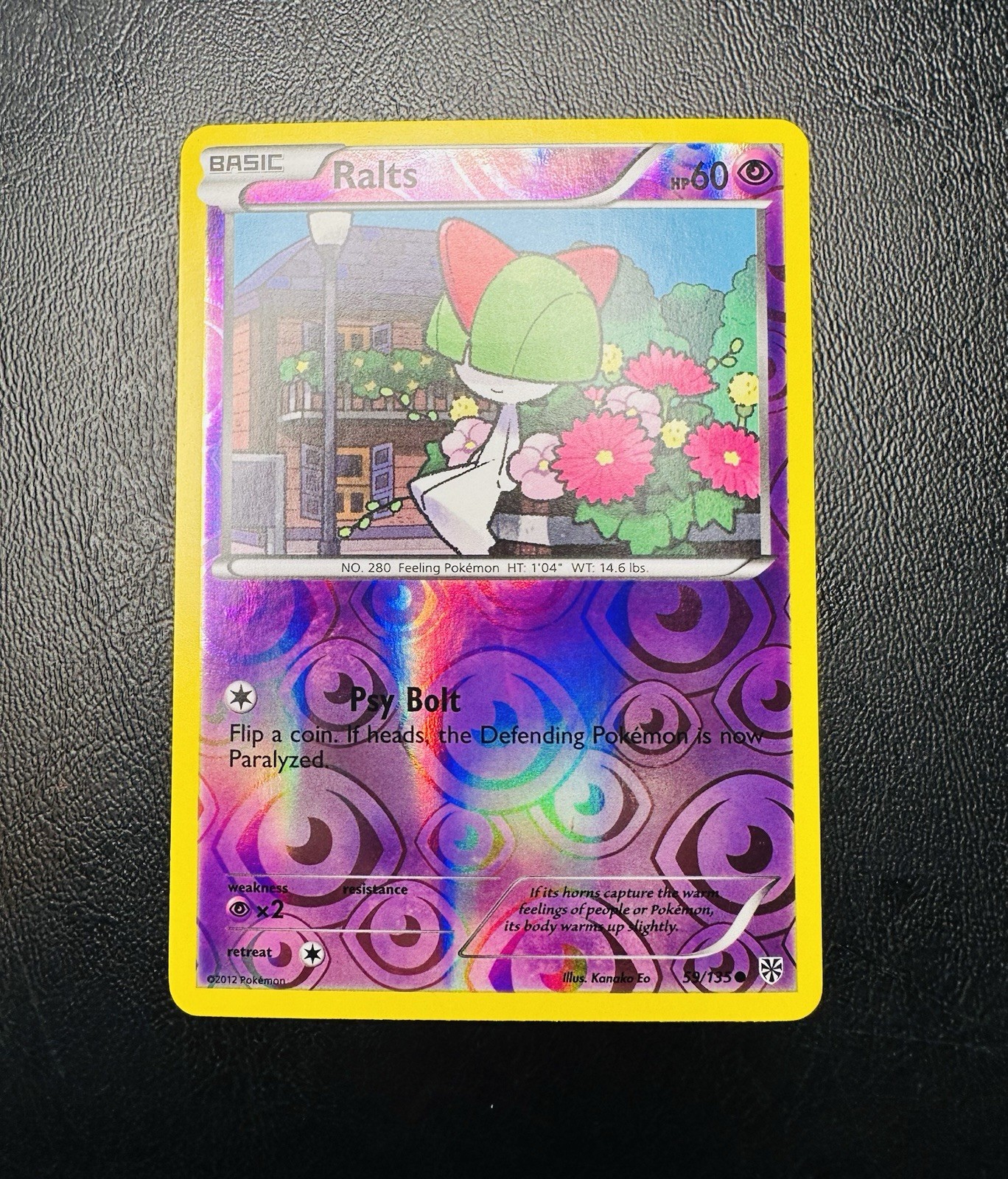 Pokémon TCG Single Card Ralts Reverse Holo Common 59/135 Plasma Storm 2012