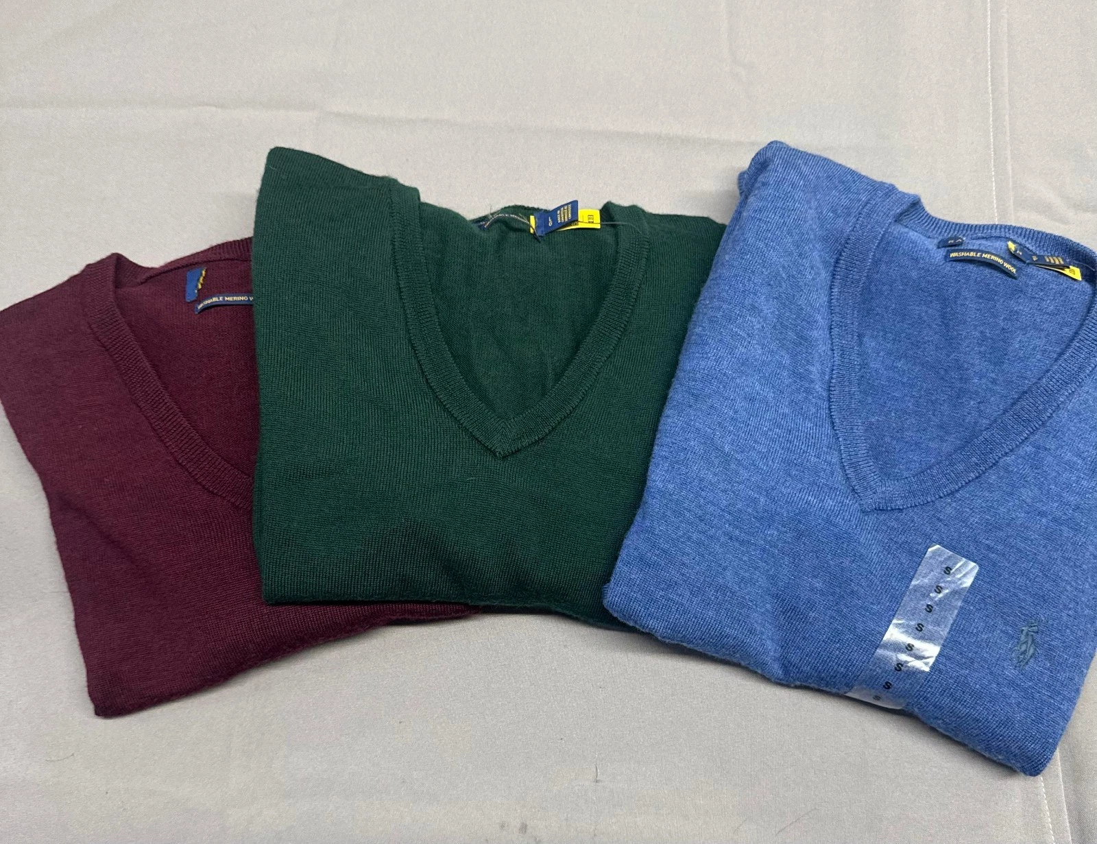 Polo Ralph Lauren Men's Washable Merino Wool V-Neck Sweater