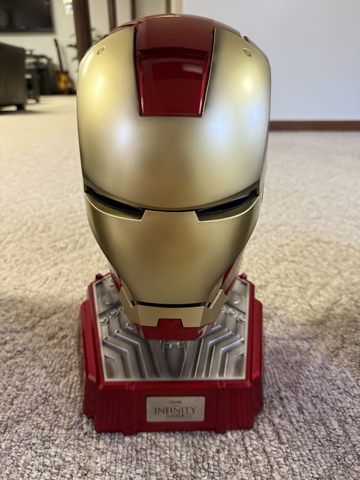 Iron Man Infinity Saga Helmet Replica, Remote, Motorized Faceplate Electronics