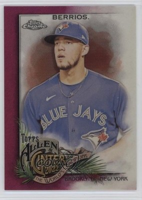 2022 Topps Allen & Ginter Chrome Magenta Refractor /199 Jose Berrios #286 1u5y