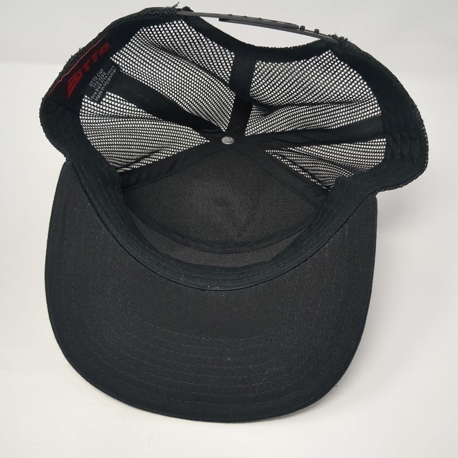 Elevation Labs Patch Snapback Trucker Hat Black O… - image 6