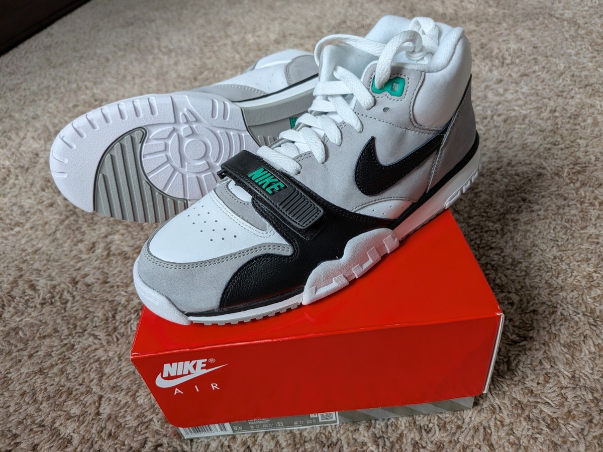 Nike Air Trainer 1 DM0521-100 9.5 Retro Chlorophyll McEnroe Agassi Nike Air Trainer 1 DM0521-100 9.5 Retro Chlorophyll McEnroe Agassi