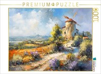 Calvendo Puzzle The Windmill | 1000 Pieces, Finished Size 25.2 × 18.9 In (64 × 4