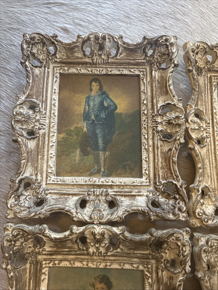 FAMOSA REPRODUCCIÓN IMPRESIÓN ENMARCADA DE "BLUE BOY" DE THOMAS GAINSBOROUGH Set 4 Foto 2 de 4