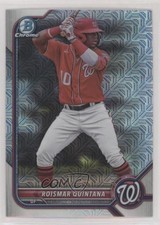 2022 Bowman Chrome Prospects Mega Box Mojo Refractor Roismar Quintana 11pj