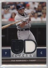 2008 Upper Deck UD Game Jersey Series 2 Ivan Rodriguez #UDJ-IR HOF 0a3