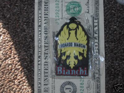 EDOARDO BIANCHI Bike Bicycle Mountain MTB Race Ride Road Mountain NOS  KEY CHAIN