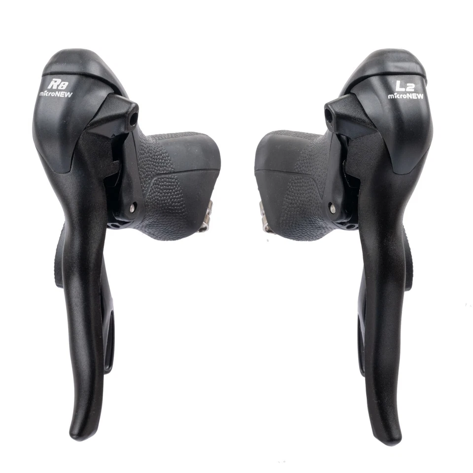 Freno Cambio Bici Strada 7/8/9/10 Velocità Cambio Doppia Leva Comando Con Shiamano - Immagine 3 di 4