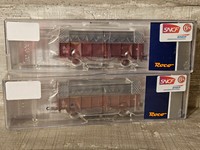 Roco Set 2X 66867 GüTerwagen Mit Plane Sncf Ep.Iv H0