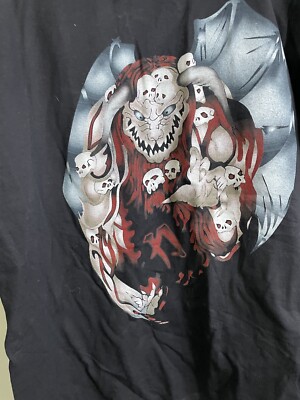 面◎ 90s WCW WWE Vampiro Tee XL PM315 WCW WWE Vampiro Wrestling Rare T Shirt Size Extra Large Authentic