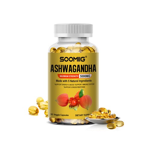 Ashwagandha Kapseln mit Rosenwurz hochdosiert - 120 Kapseln vegan - Bild 9 von 11