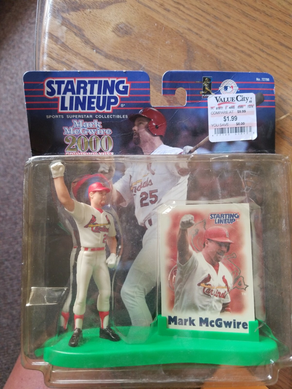 Mark McGwire 2000 Commemorative Starting Lineup St Louis Cardinals Mark McGwire 2000 Commemorative Starting Lineup St Louis Cardinals