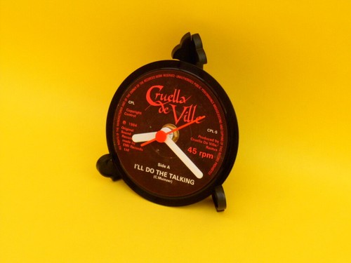 Vinyl Record DESK CLOCKS - All Upcycled Vinyl Singles Punk Hard Metal Records - Picture 69 of 436