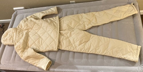 Cream/ Navajo off-white Snow Suit/ Ankle Pants Womens Sz Med Pull On Drawstring - Picture 6 of 7