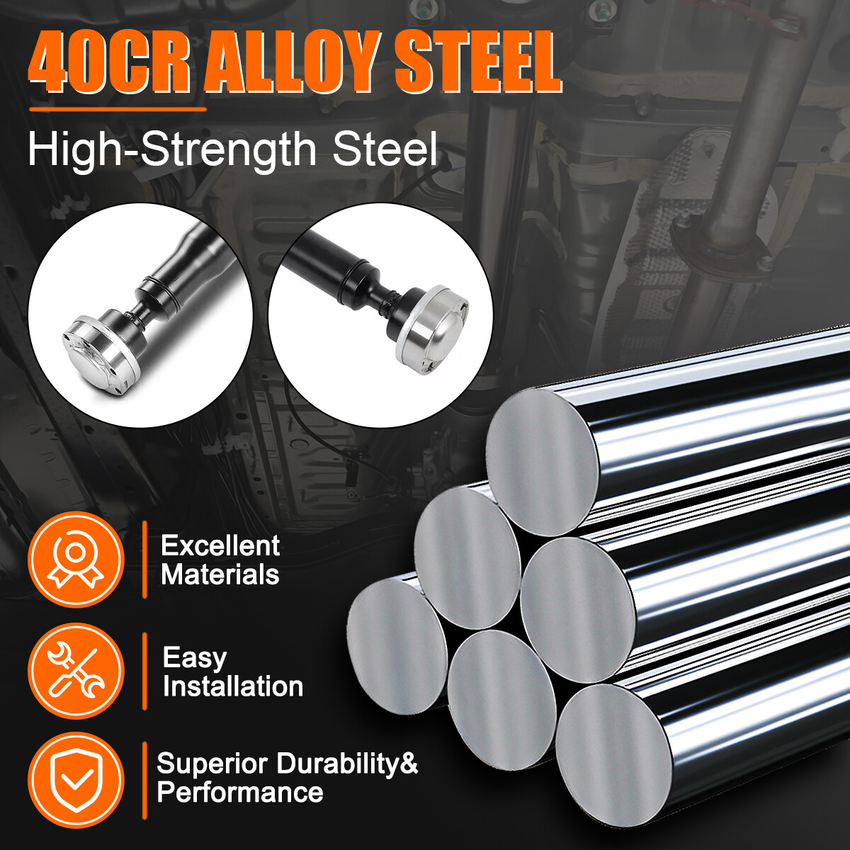 Rear Driveshaft Prop Shaft Assembly for Dodge Challenger 2015-2019 3.6L RWD#Auto