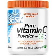 Doctor's Best Vitamin C with Q C 1000mg Antioxidant Immune Support Vegan 8.8oz