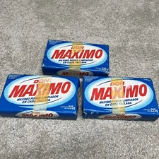 Vtg Don Maximo Gigante Detergent Soap 3 Bars Stain Remover Laundry Mexico #4