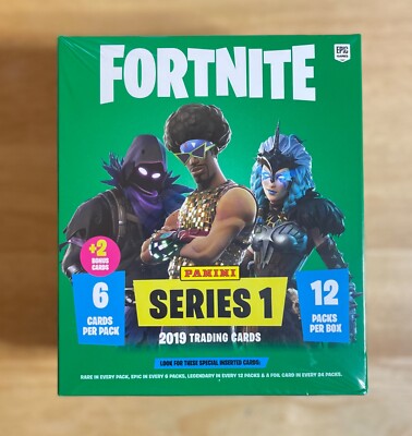 2019 Panini Fortnite Series 1 MEGA Blaster Box 12-Pack Booster 2 x Crystal Shard