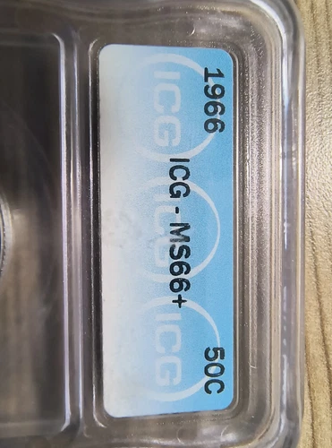 (CB02) 1966 ICG-MS66+ JFK Cameo Half Dollar