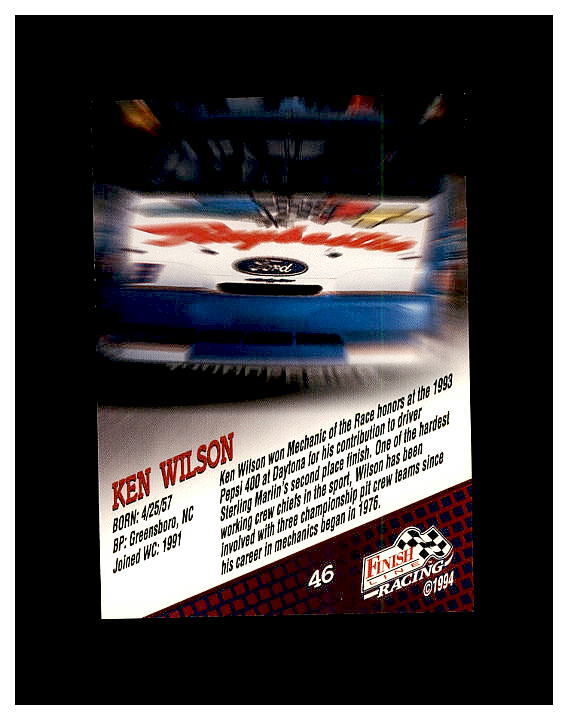 1994 FINISH LINE RACING NASCAR TRADING CARDS #1-150 YOU PICK SEE SCANS - Picture 93 of 299