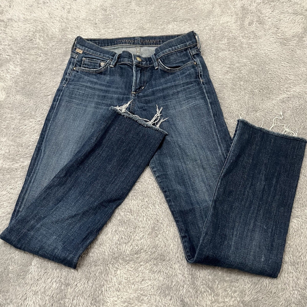 Citizens Of Humanity By Jerome Daman Jeans 27 Blue Denim Low Rise