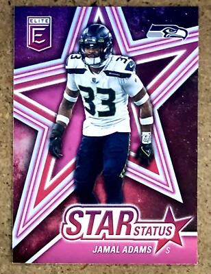 2022 Panini Donruss Elite Football Star Status Pink Jamal Adams SS8 Seahawks