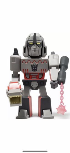 Kidrobot Transformers Vs G.I. Joe Medium Gray Megatron Vinyl Figure NEW Toys - Picture 2 of 12