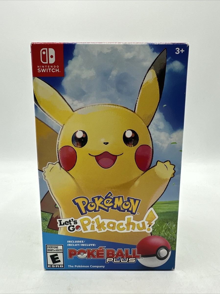 Pokemon Let's Go Pikachu Box Set W/ Poke Ball Plus (Nintendo