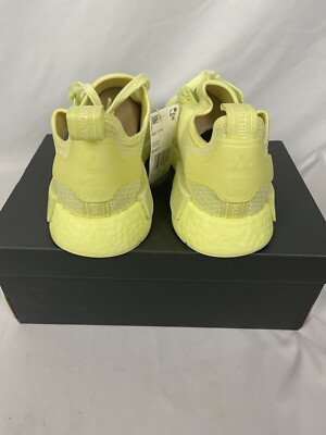 Adidas NMD R1 Yellow Tint White Mesh Boost Running EF4277 Women's Size 6  NEW | eBay