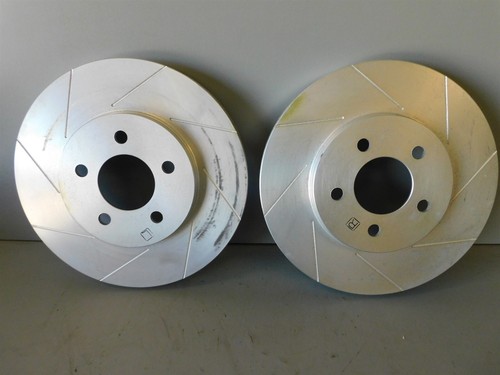 POWER SLOT 2009 MUSTANG BULLITT FRONT BRAKE ROTORS - SLOTTED 8172PSL - R