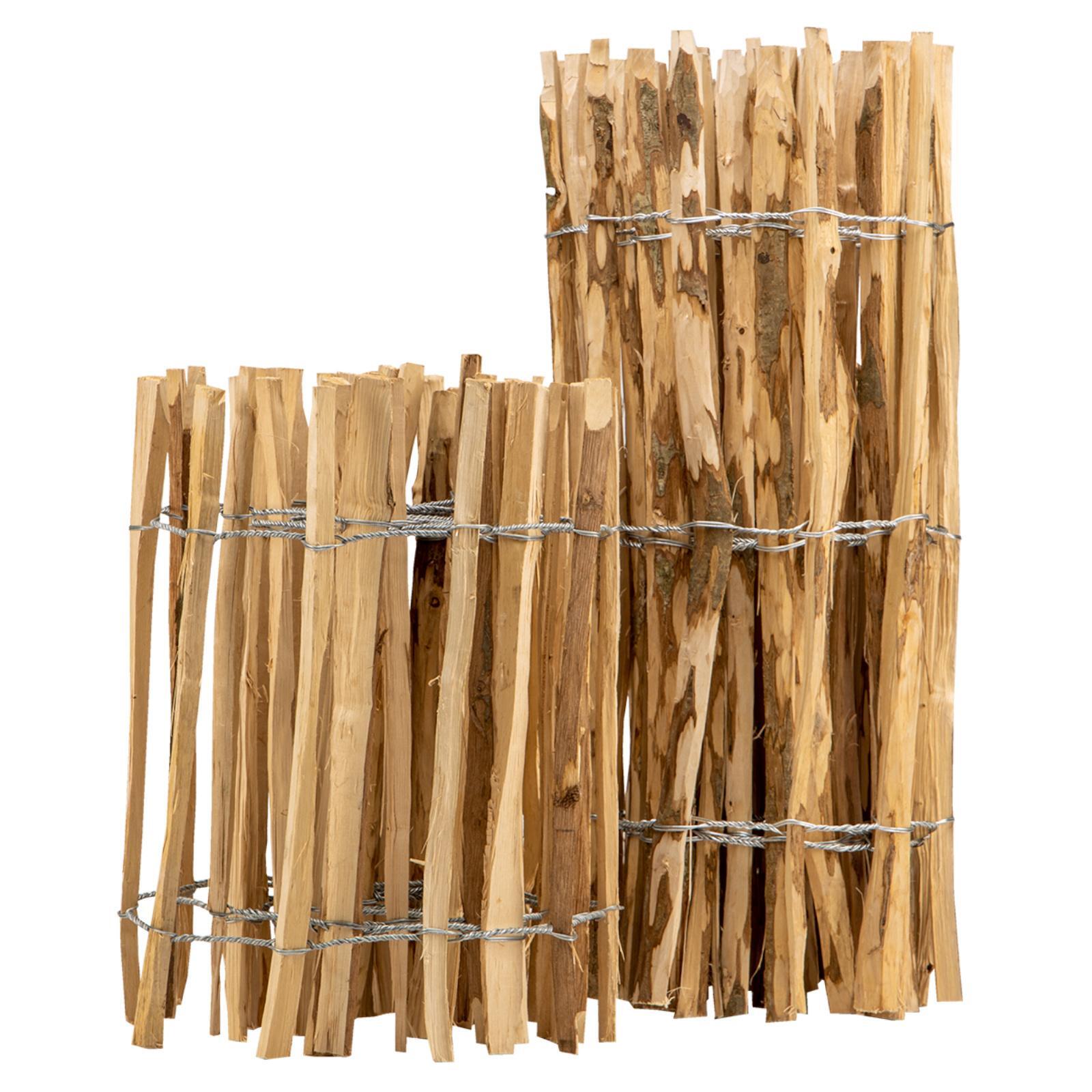 Staketenzaun Castaños Valla Madera Avellana Latten Jardín Rollo Cercado Puerta