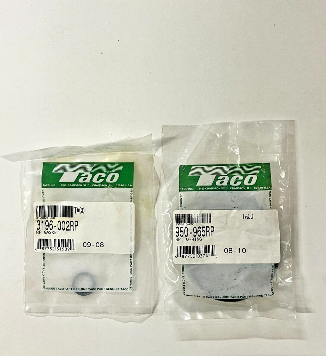 New TACO 3196-002RP Gasket, 950-965RP O-Ring | eBay UK