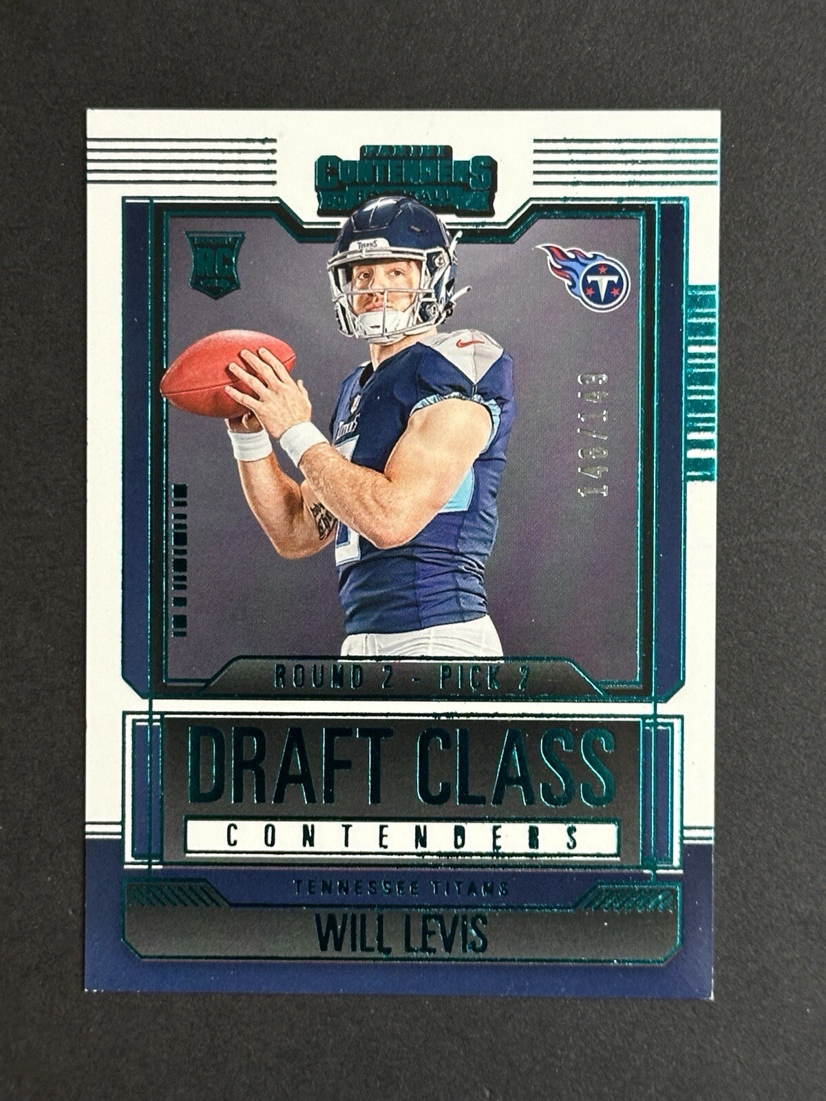 RARE 2023 Draft Class Contenders TEAL RC Will Levis 148/149
