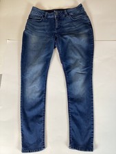 Riders by Lee Women's size 8P Blue Denim Jeans Dark Wash Stretch Comfort Pants