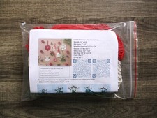 Macrame Kit 8 Designs Christmas Ornaments Tree Gnome Wreath Mini Wall Hanging Et